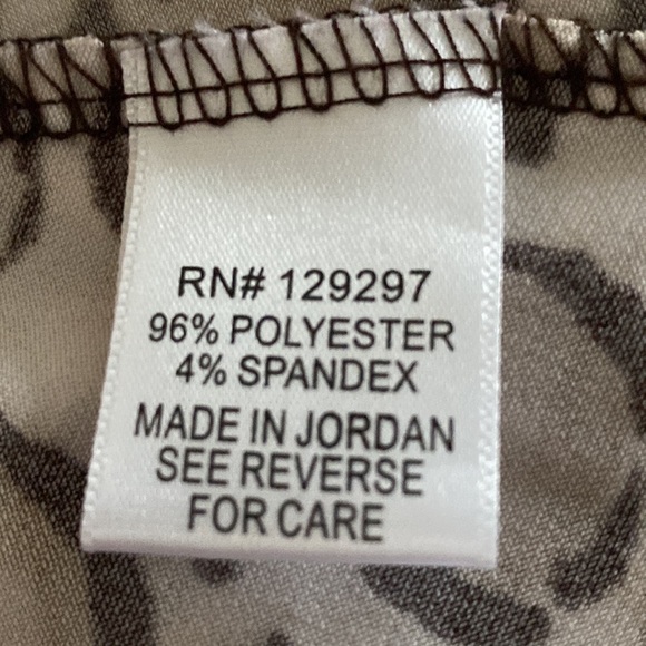 Iman Global Chic Animal Print Leopard High/Low Long Maxi Wrap Dress size L - Picture 7 of 9